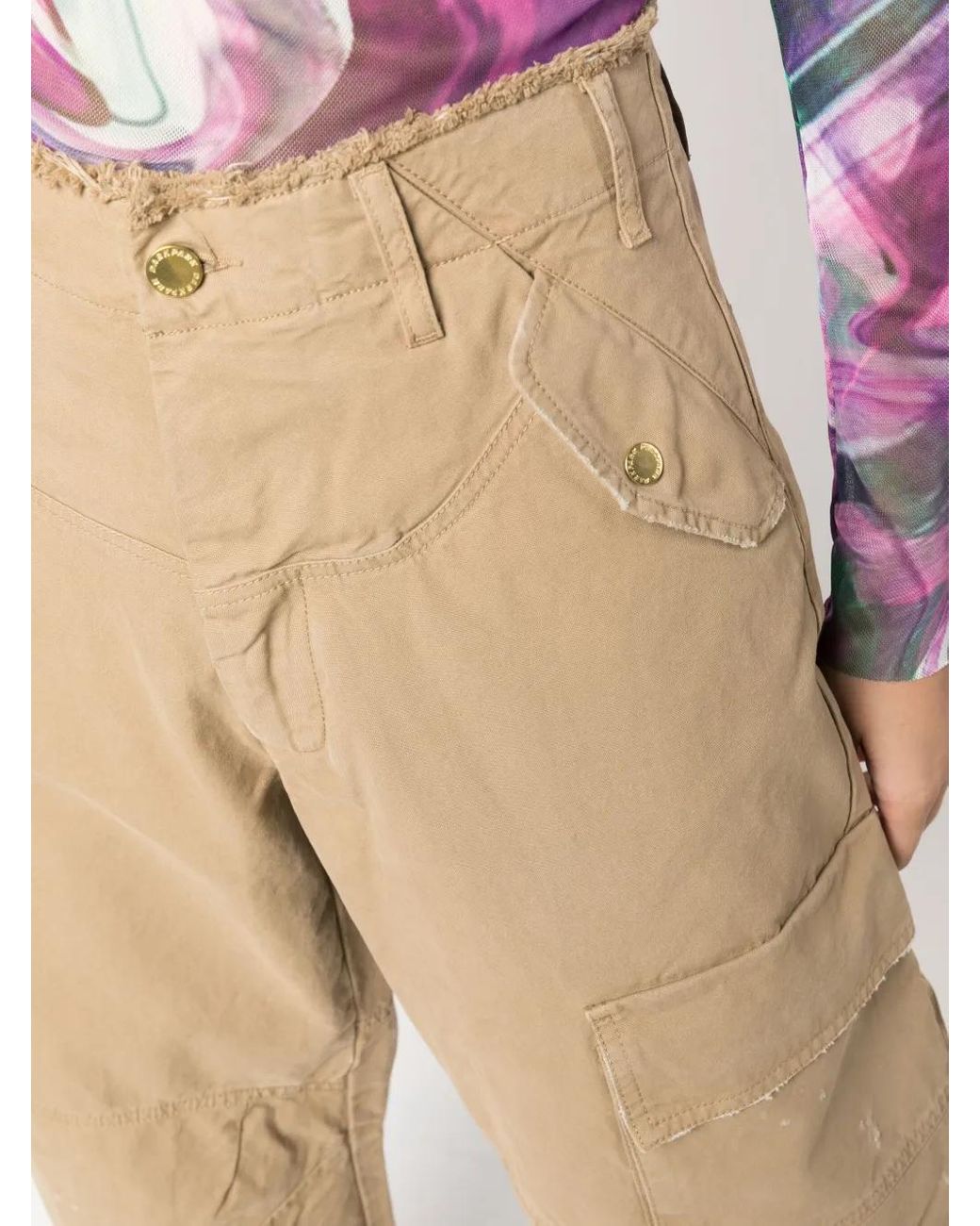 DARKPARK Natural Rosalind Cargo Trousers