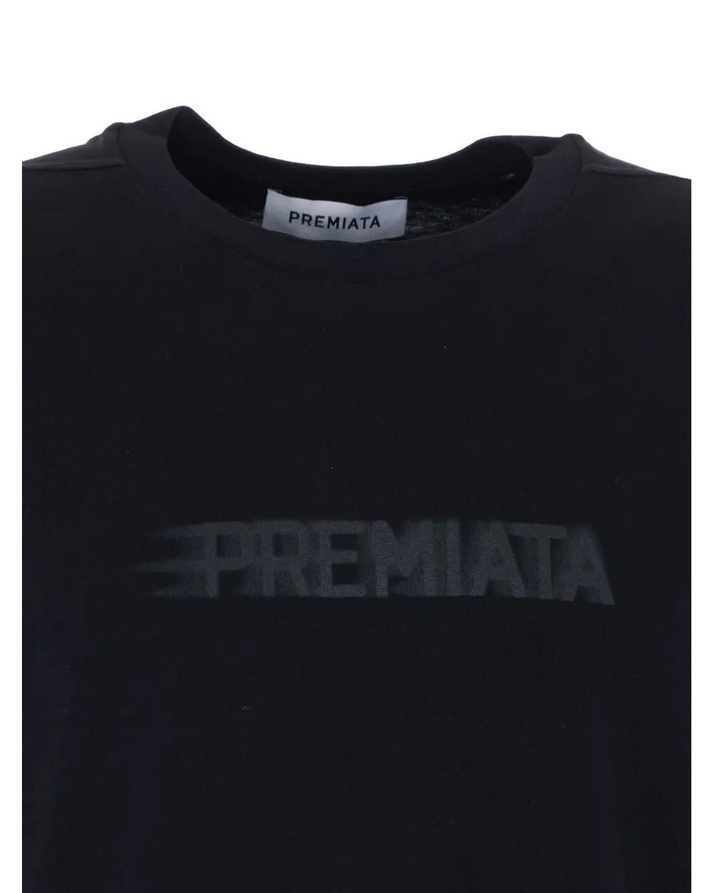 Premiata Blue Logo-Print Graphic-Print T-Shirt for men