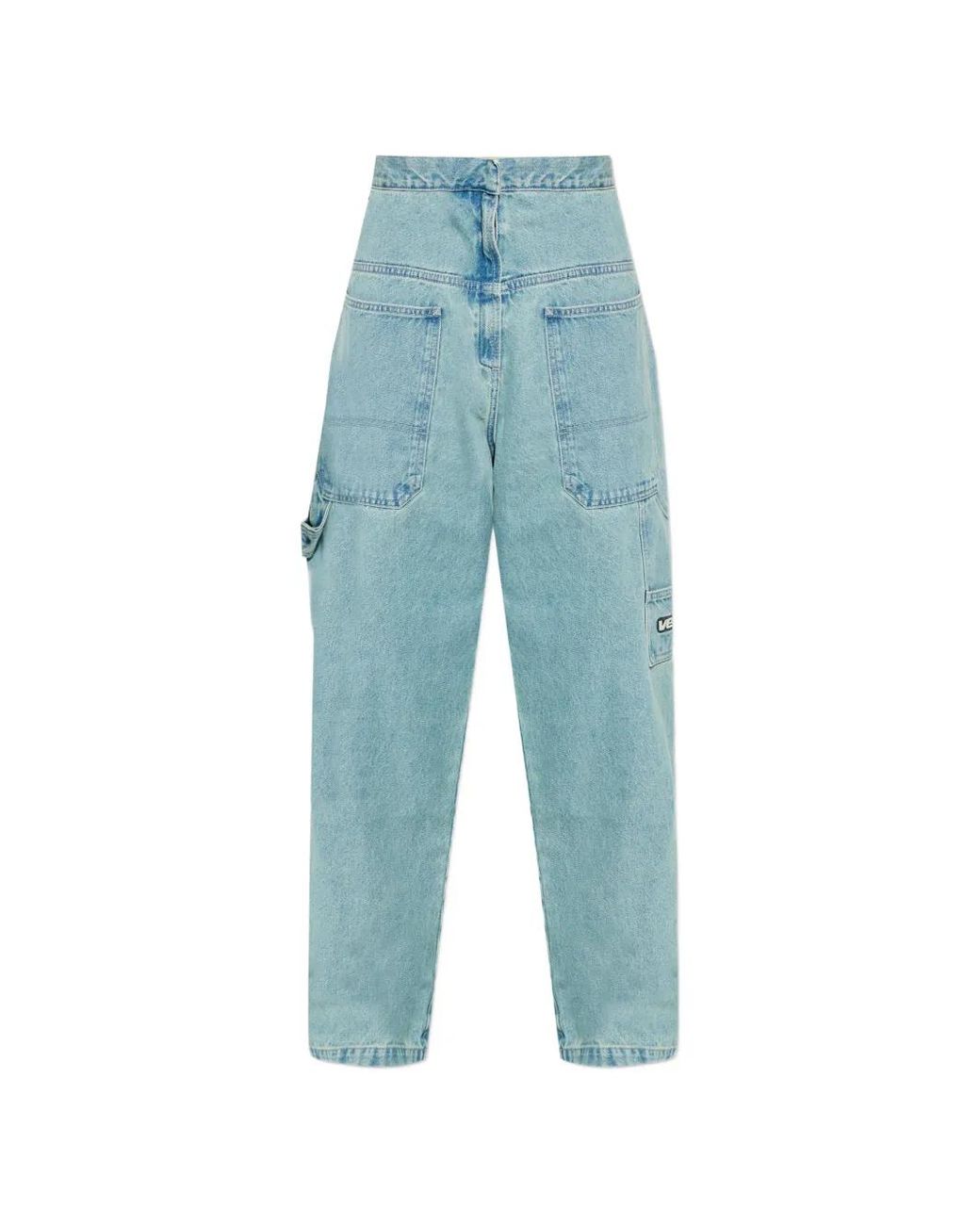 Vetements Blue Front-Pocket Jeans for men