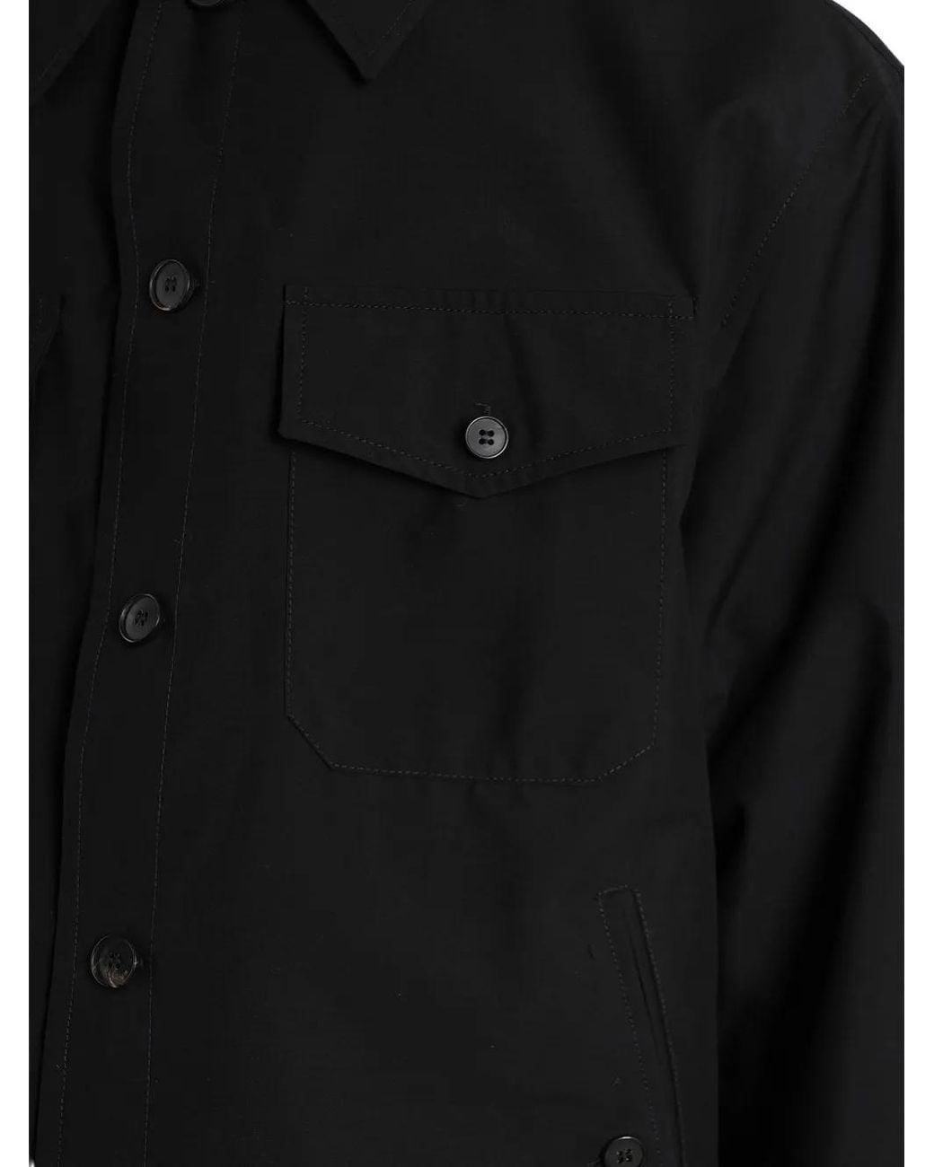 Grayed Black Niko Elasticated-Hem Jacket for men