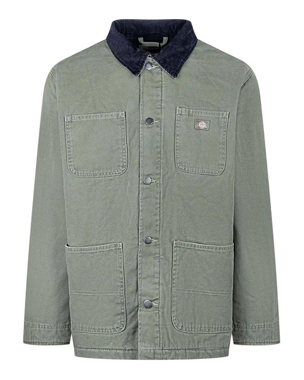 Dickies Green Corduroy-Collar Jacket for men