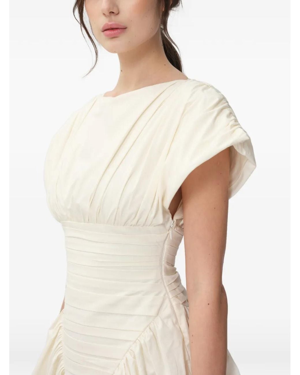 Concepto Natural Sundown Draped Mini Dress