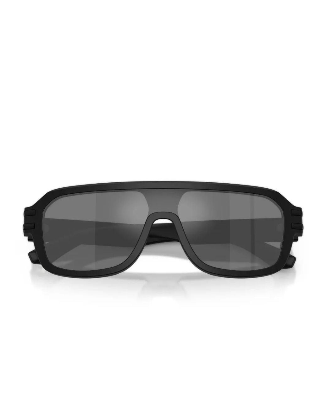 Dolce & Gabbana Gray Oversized Pilot Sunglasses for men