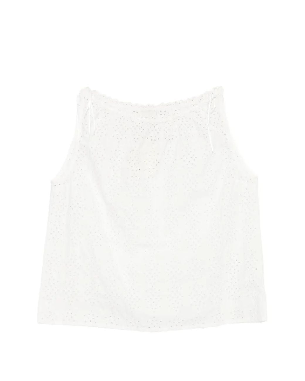 Posse White Harriet Broderie-Anglaise Blouse