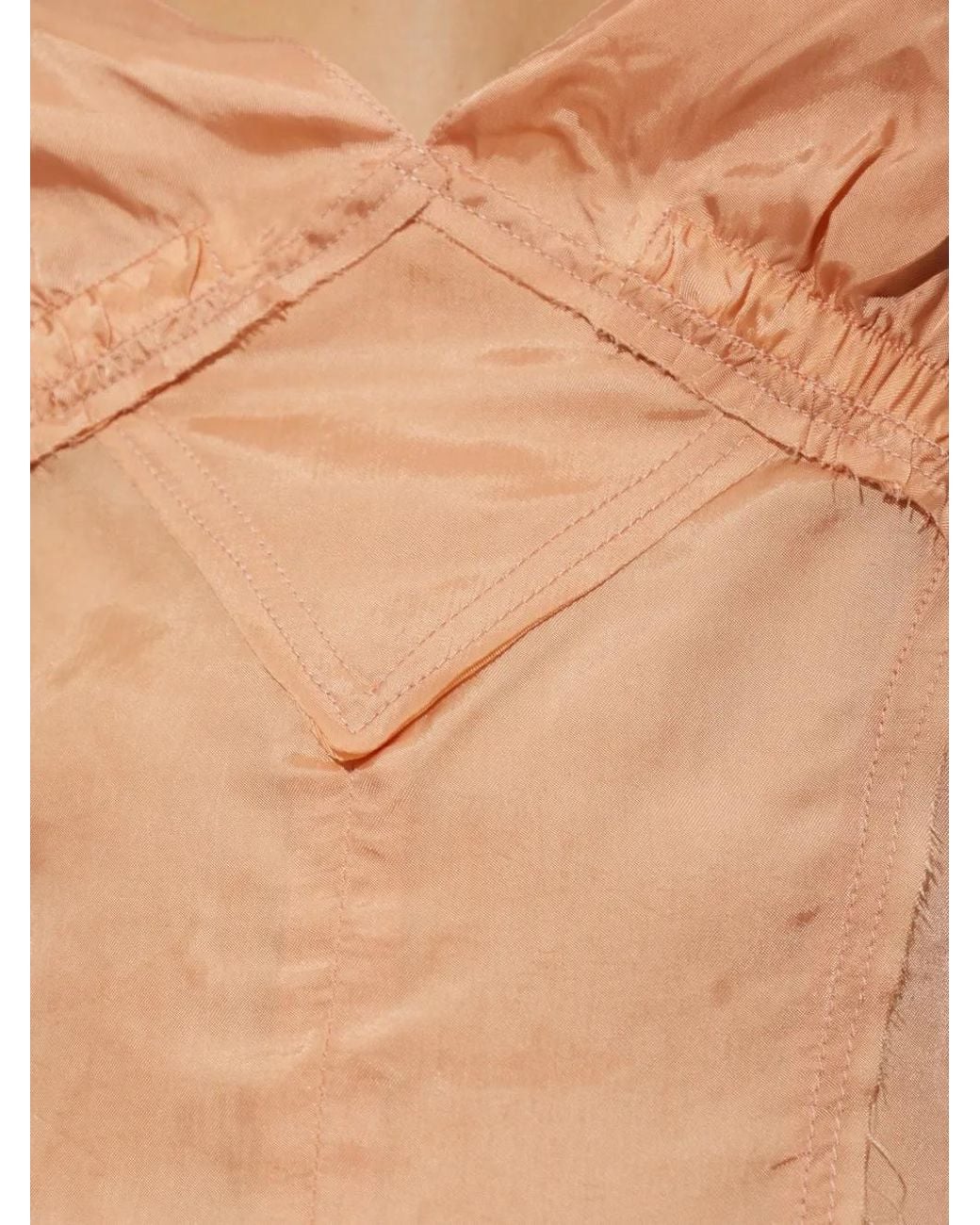 KNWLS White Beth Lace-Up Top