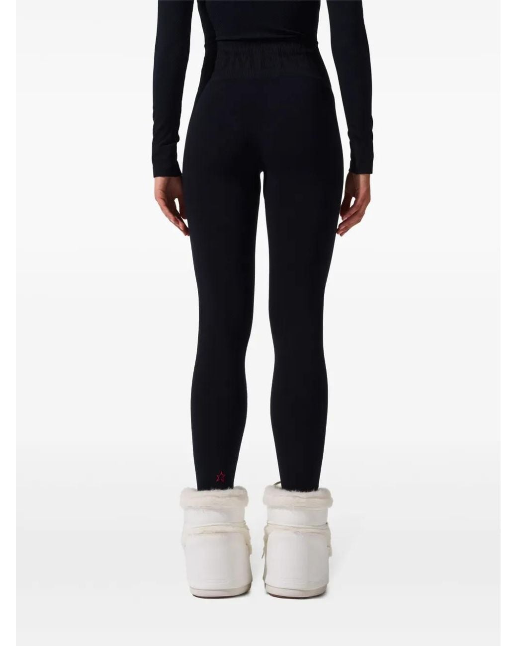 Perfect Moment Blue Seamless Thermal Leggings