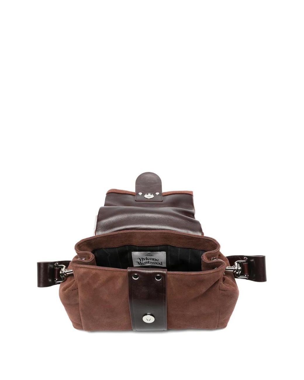 Vivienne Westwood Buckle Shoulder Bag in Brown | Lyst