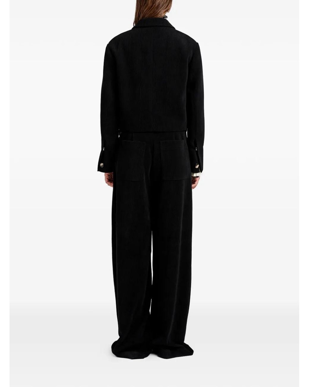 Proenza Schouler Black Nima Corduroy Jacket