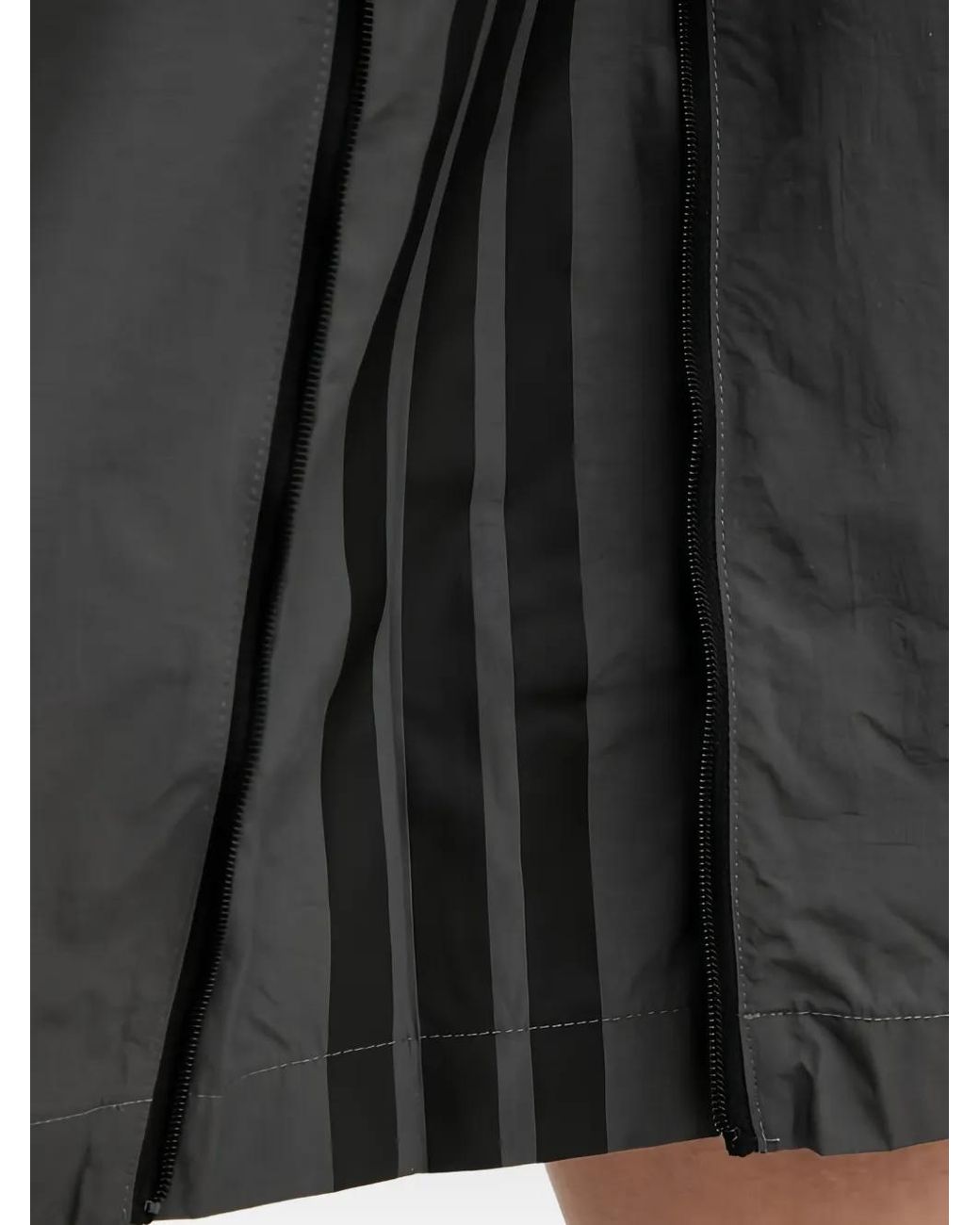 Adidas Black Logo-Embroidery Midi Skirt