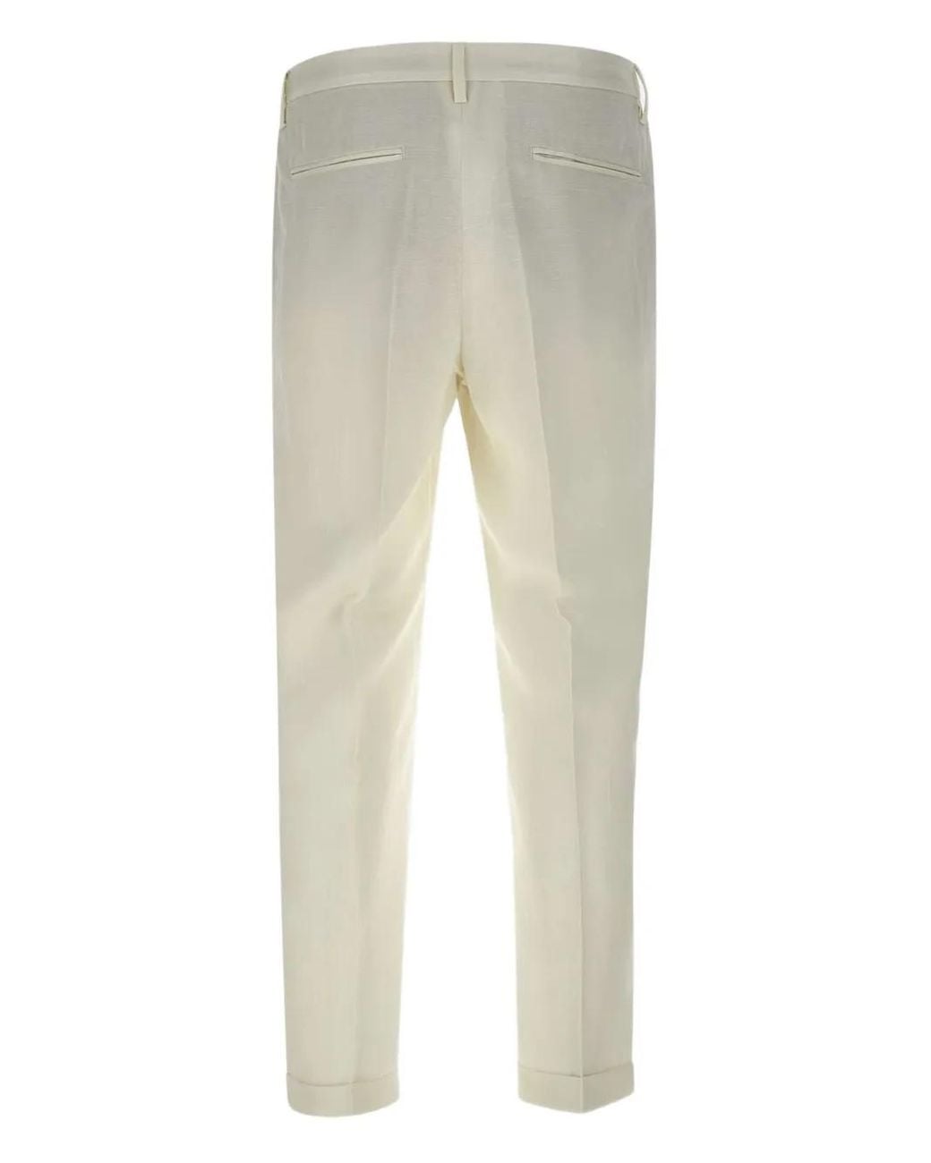 Devore Gray Pleated Trousers for men