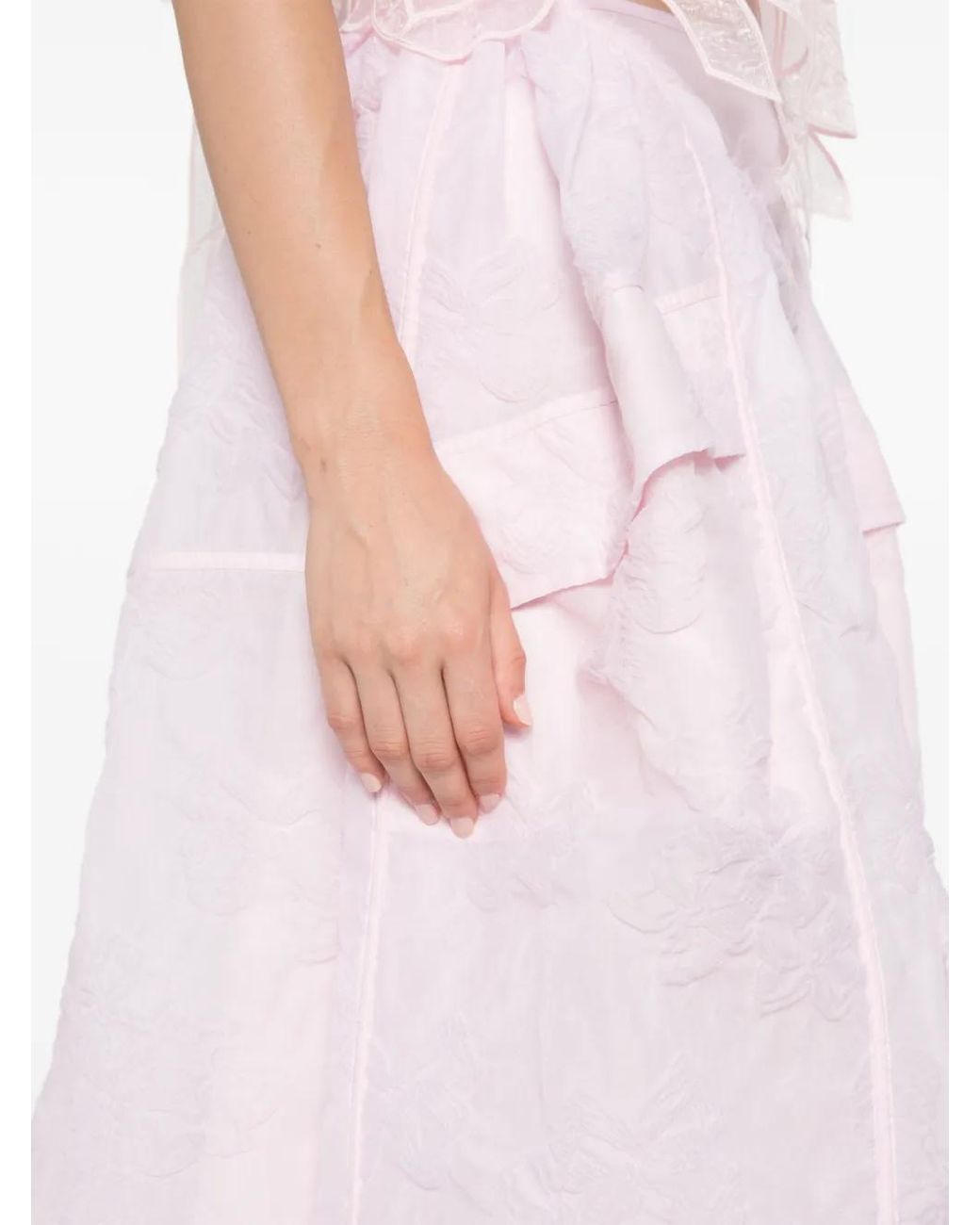CECILIE BAHNSEN Pink Fuana Skirt