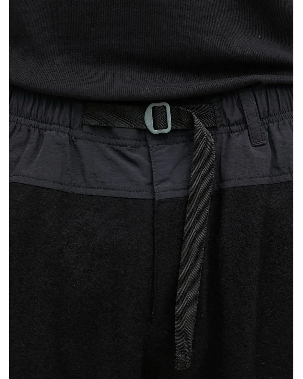 Pantalones Con Cordones Y Paneles Undercover de hombre de color Black