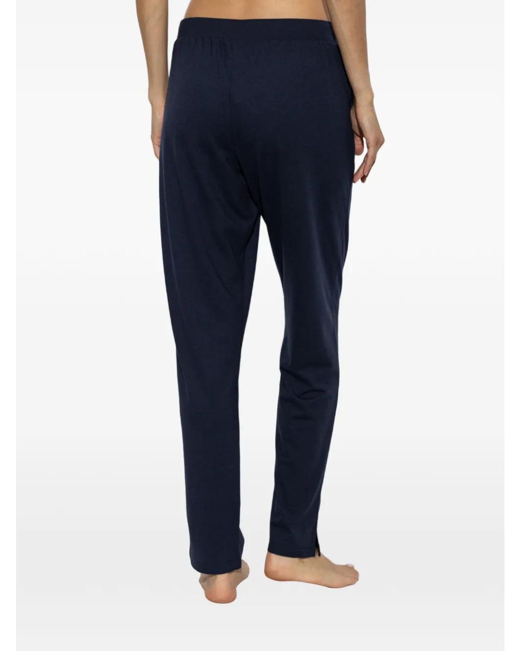 Hanro Blue Drawstring-Waist Trousers