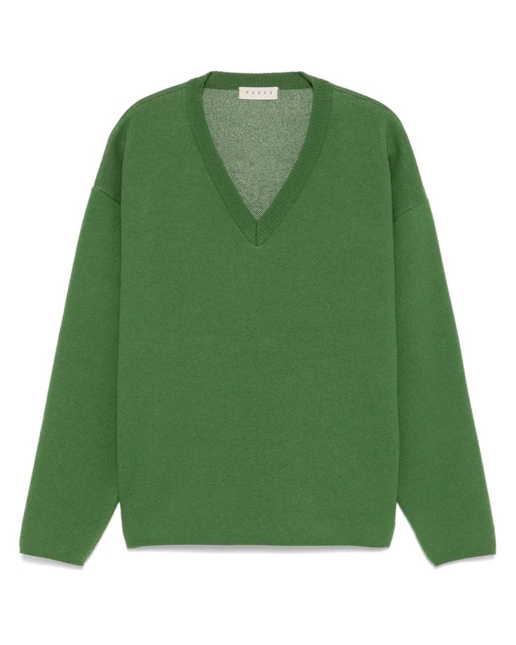 Paura Green Onelia Sweater for men
