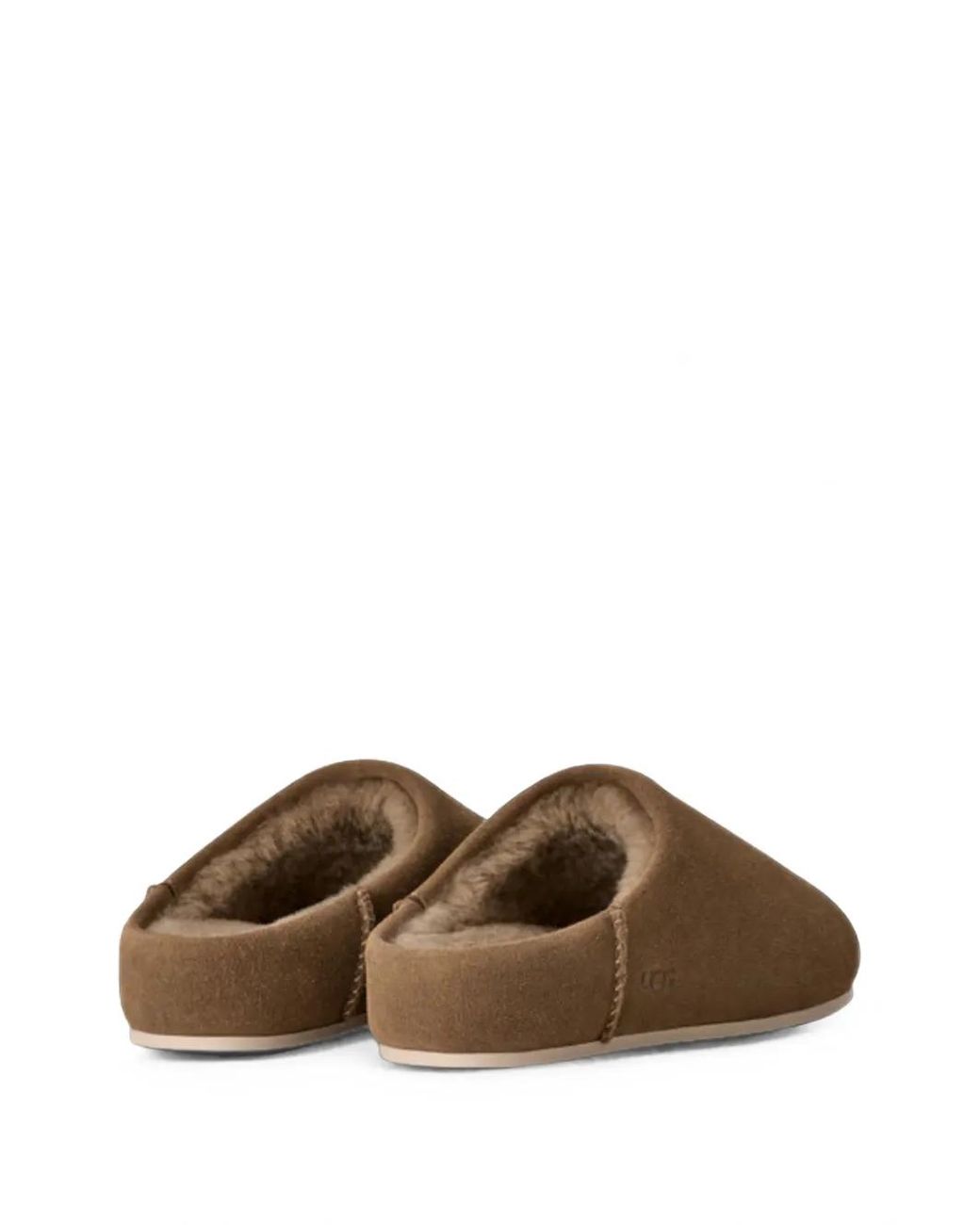 Ugg Brown Elea Suede Slip-On Sandals
