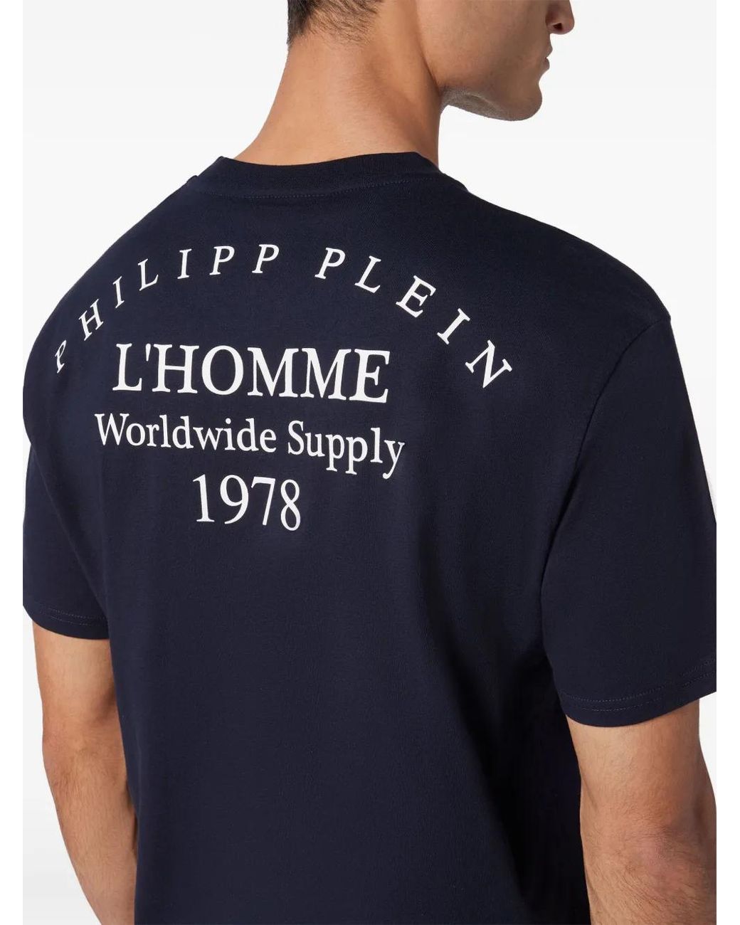 Philipp Plein Blue L'Homme T-Shirt for men