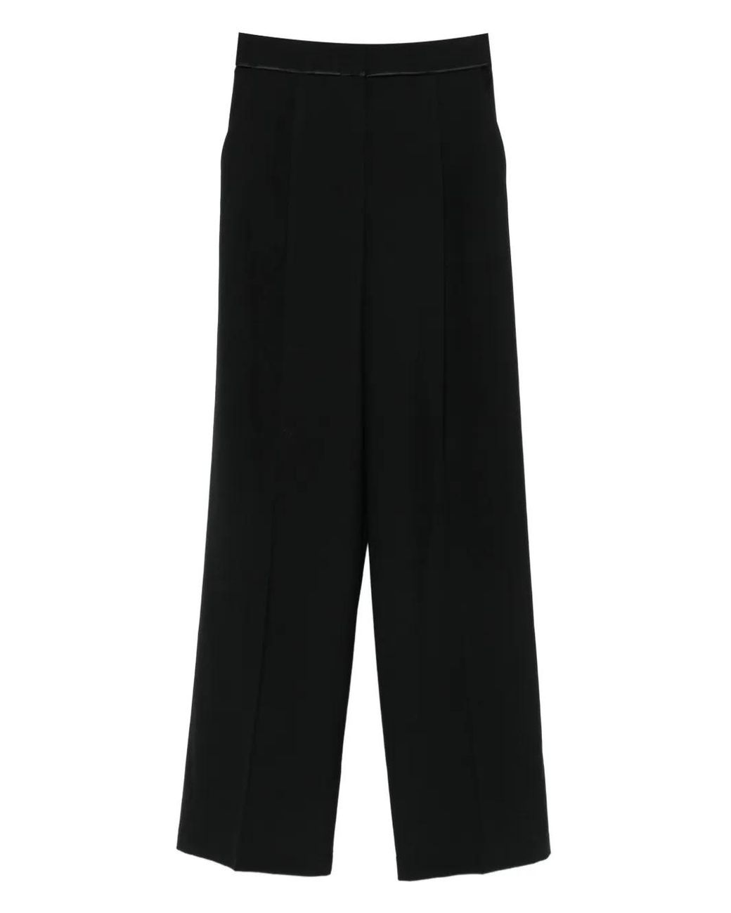 Forte_forte Black High-Waisted Trousers