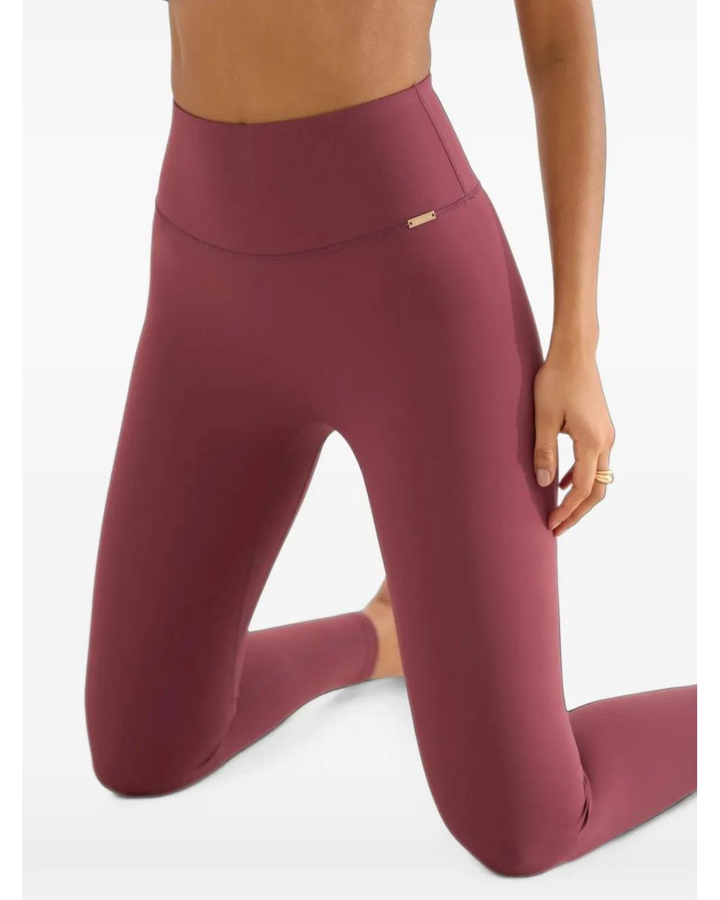 AMADAWEAR Red Bonita High-Rise Leggings