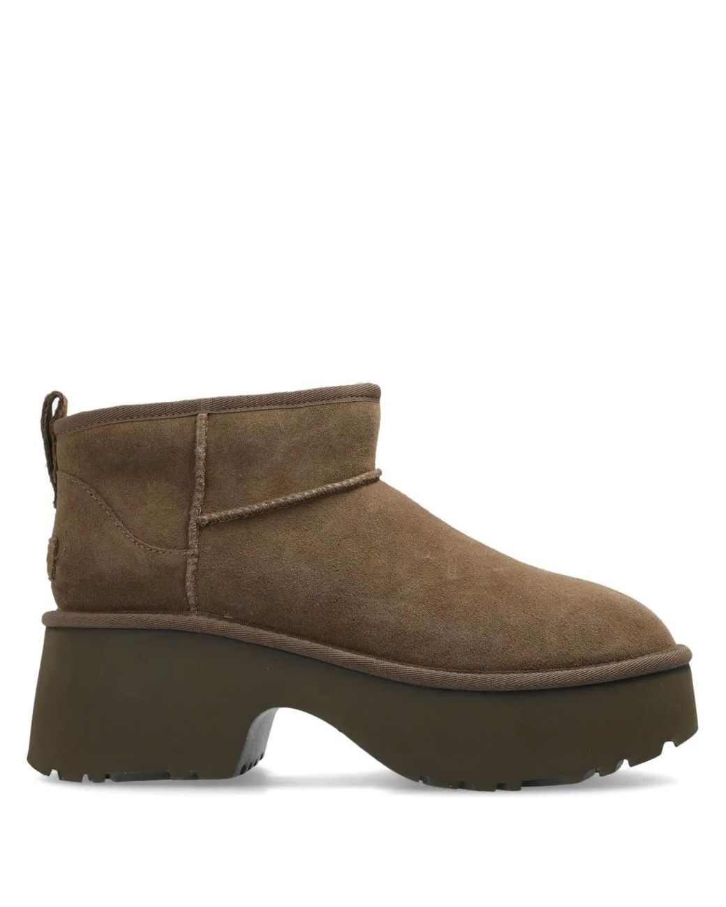 Ugg Brown Classic Ultra Mini Heights Boots
