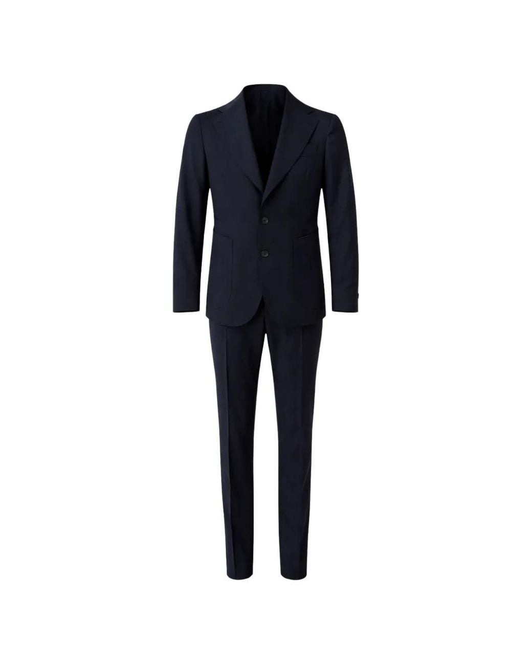 Franzese Collection Blue Single-Breasted Suit for men