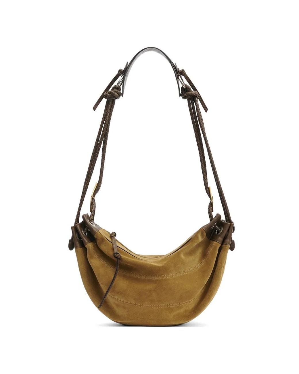 Isabel Marant Metallic Maia Medium Leather Shoulder Bag