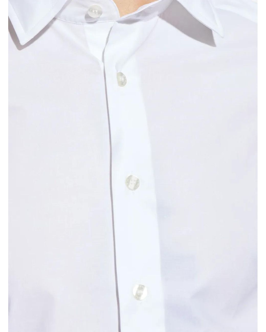 Etro White Cotton Shirt for men