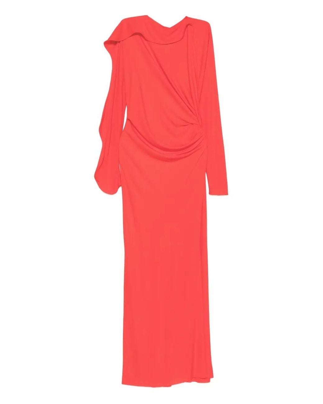 Victoria Beckham Red Long Dress