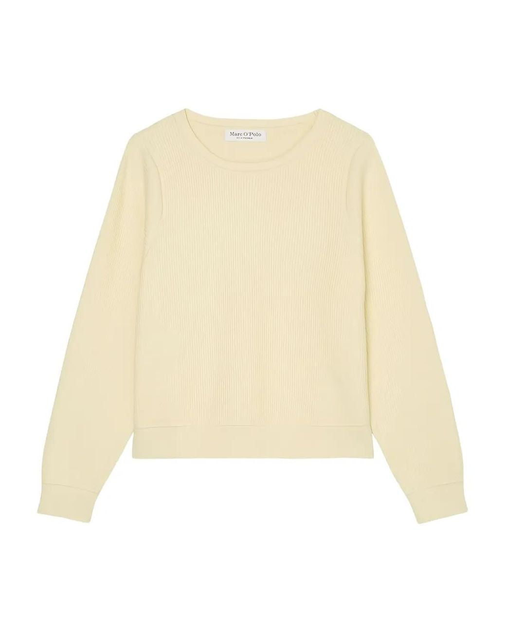 Marc O' Polo Natural Textured Crew-Neck Sweater
