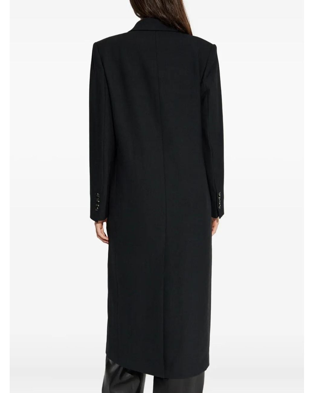 Rag & Bone Black Doppelreihiger Mantel