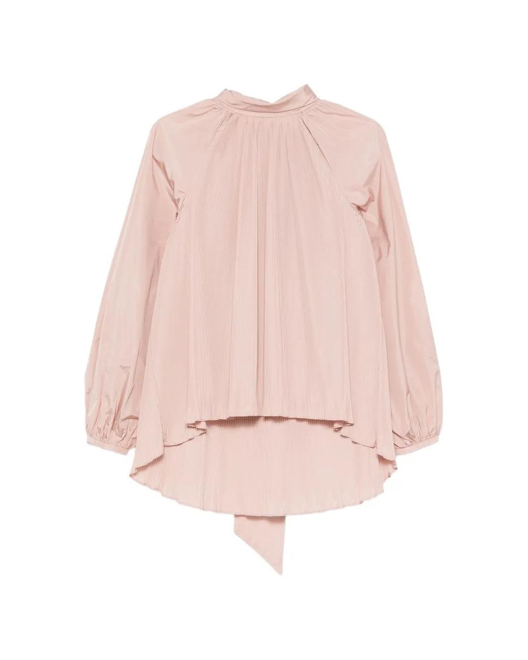 Max Mara Pink Blouse Plissée