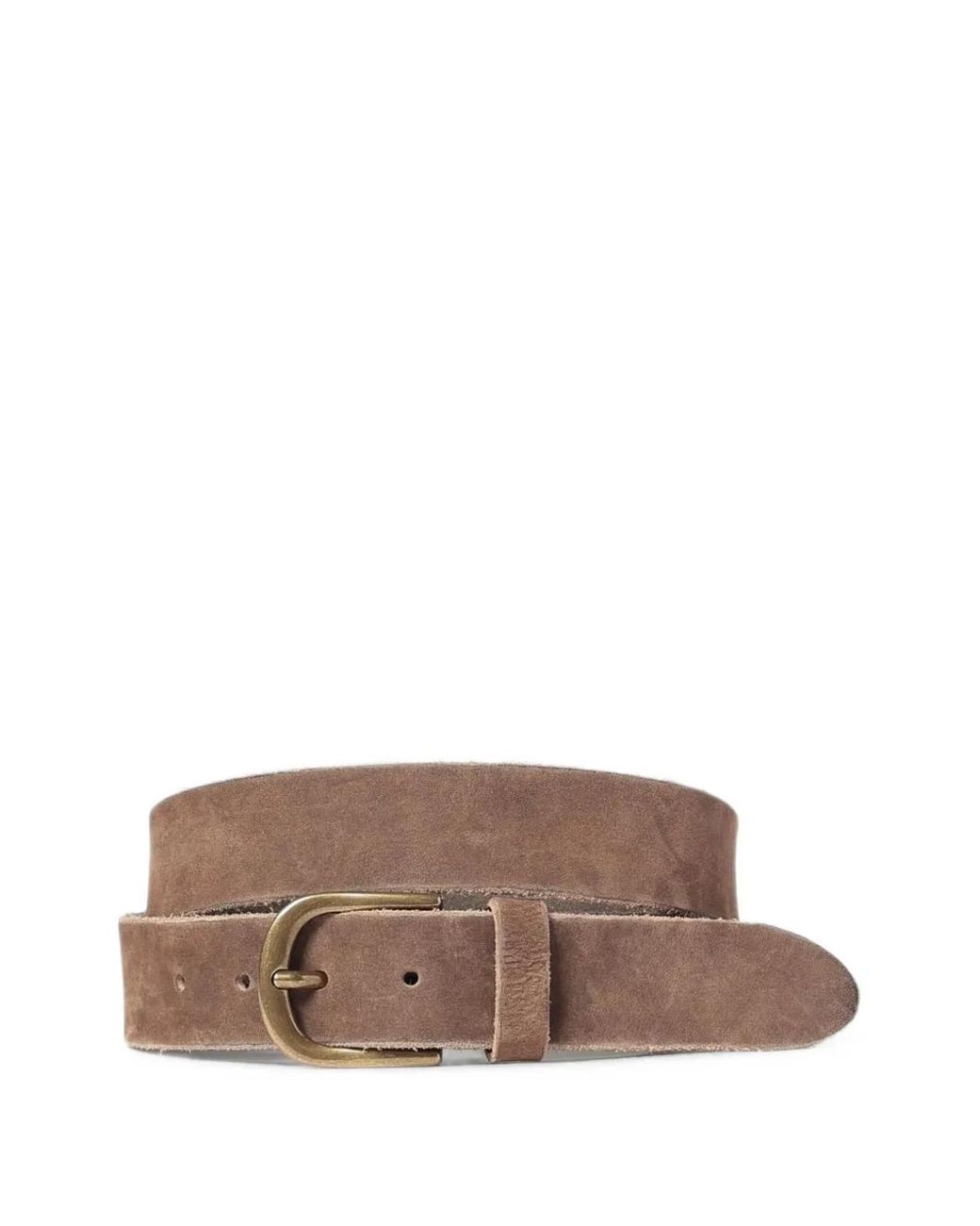 Sebago Brown Suede Buckle-Fastening Belt for men