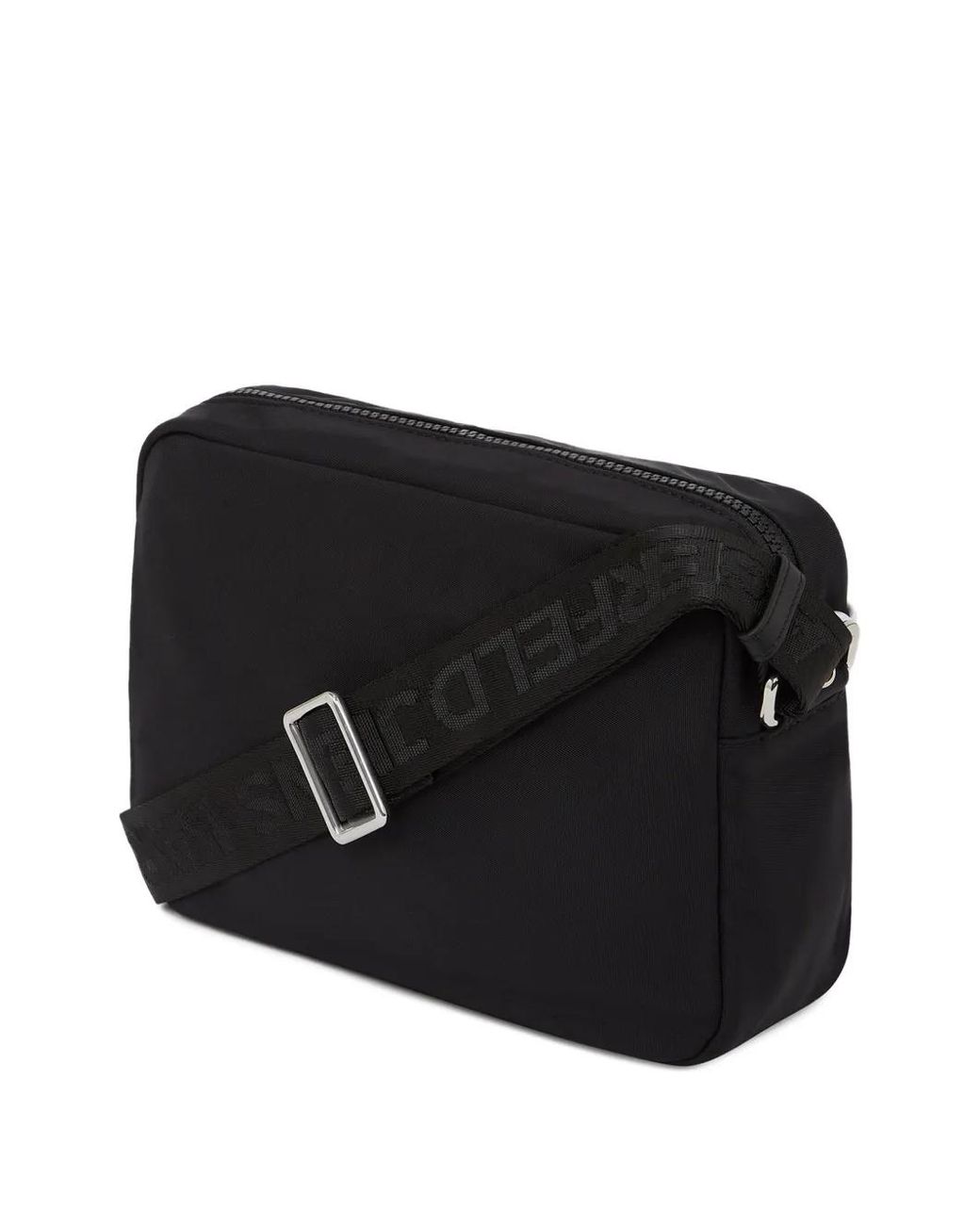 Karl Lagerfeld Black String Utility Shoulder Bag for men