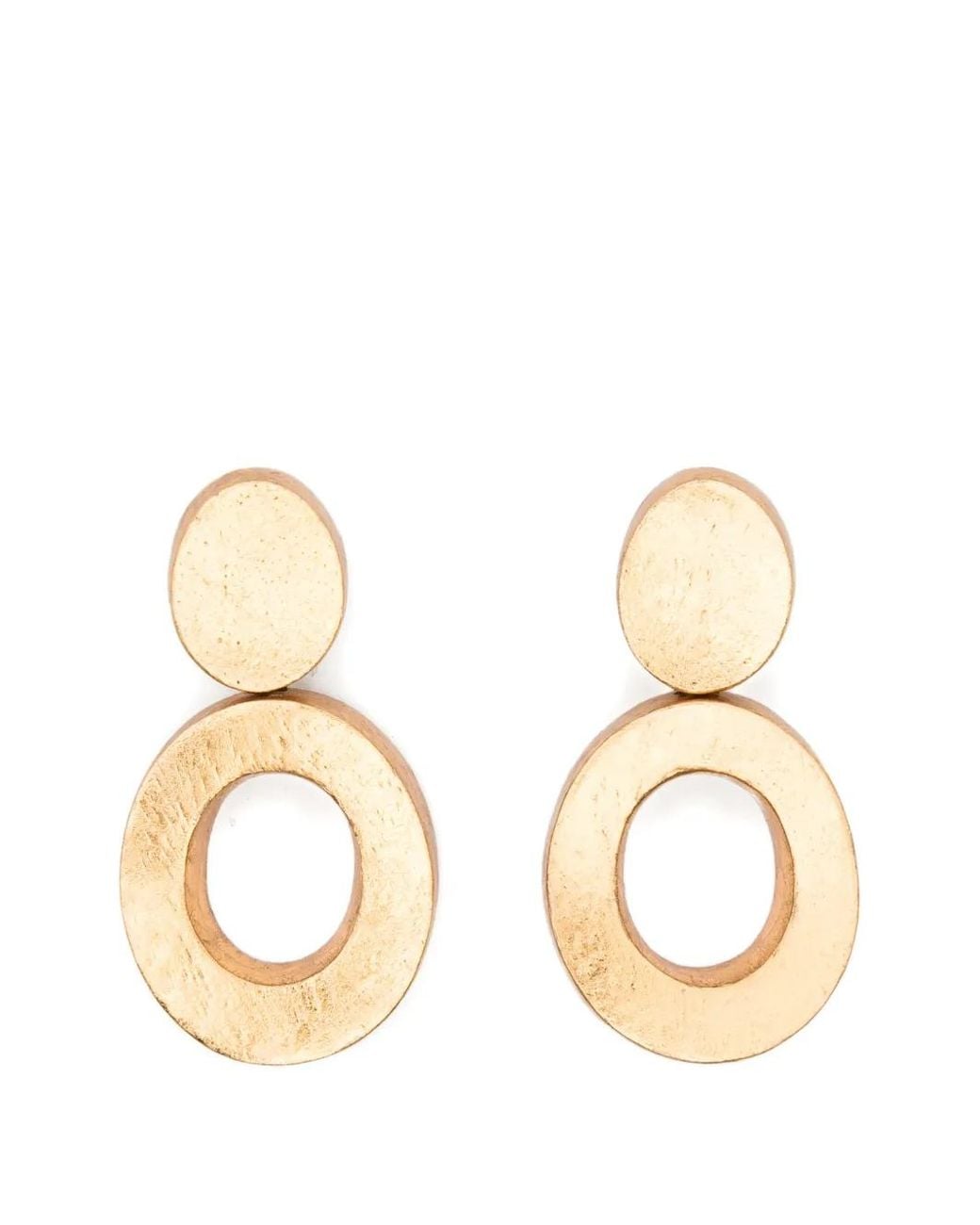 Monies Natural Evara Geometric-Shape Earrings