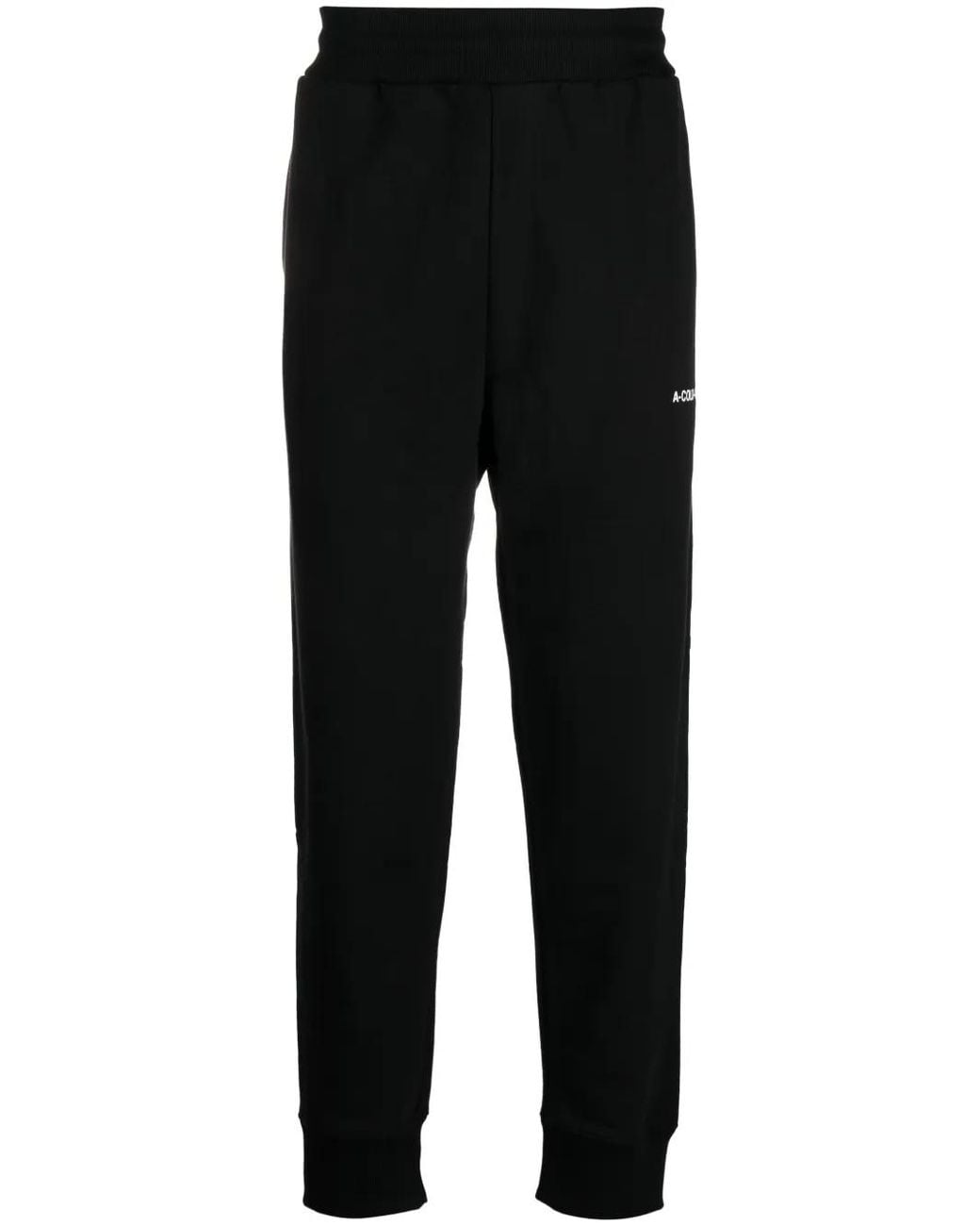A_COLD_WALL* Black Logo-Embroidered Track Pants for men
