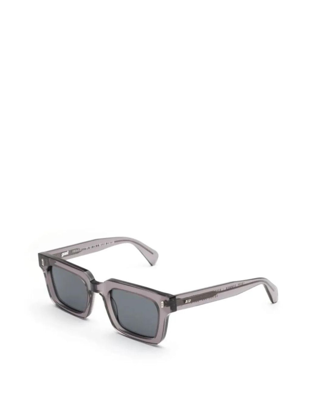 Gast White Sonnenbrille Mit Eckigem Gestell