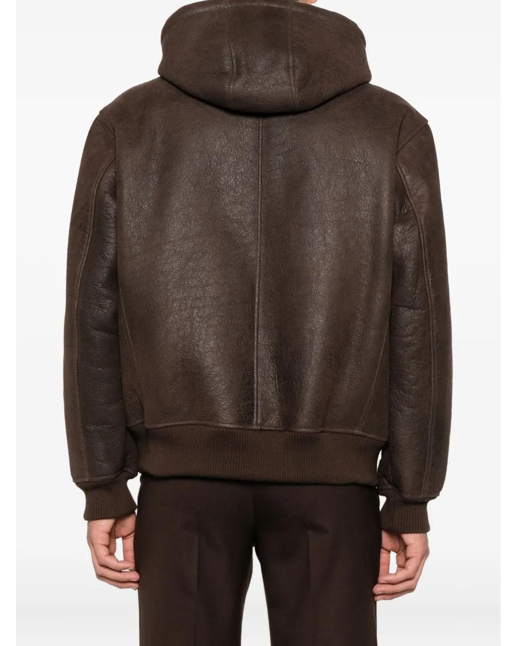 Baracuta Brown Hooded Zip-Fastening Jacket for men