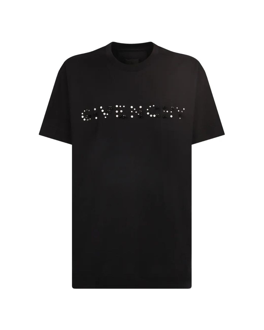Givenchy Black Tshirt Con Logo for men