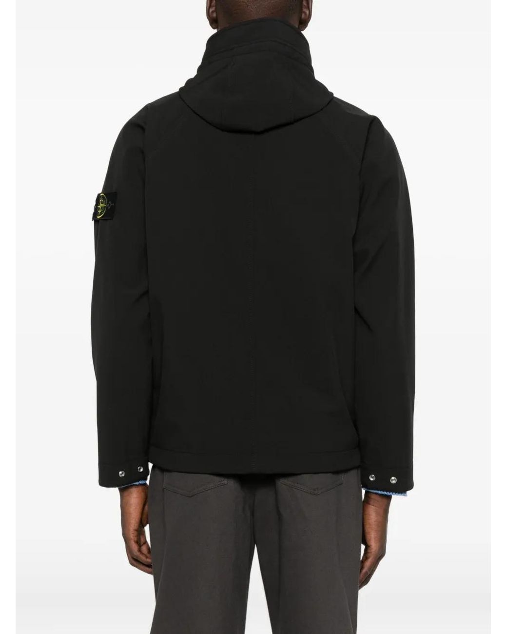 Stone Island Black Jacket for men