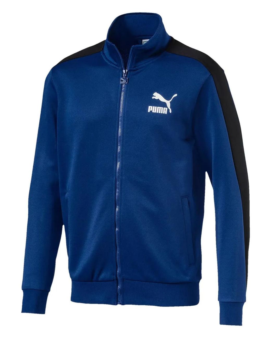 Chaqueta De Chándal T7 Con Rayas Laterales PUMA de hombre de color Blue