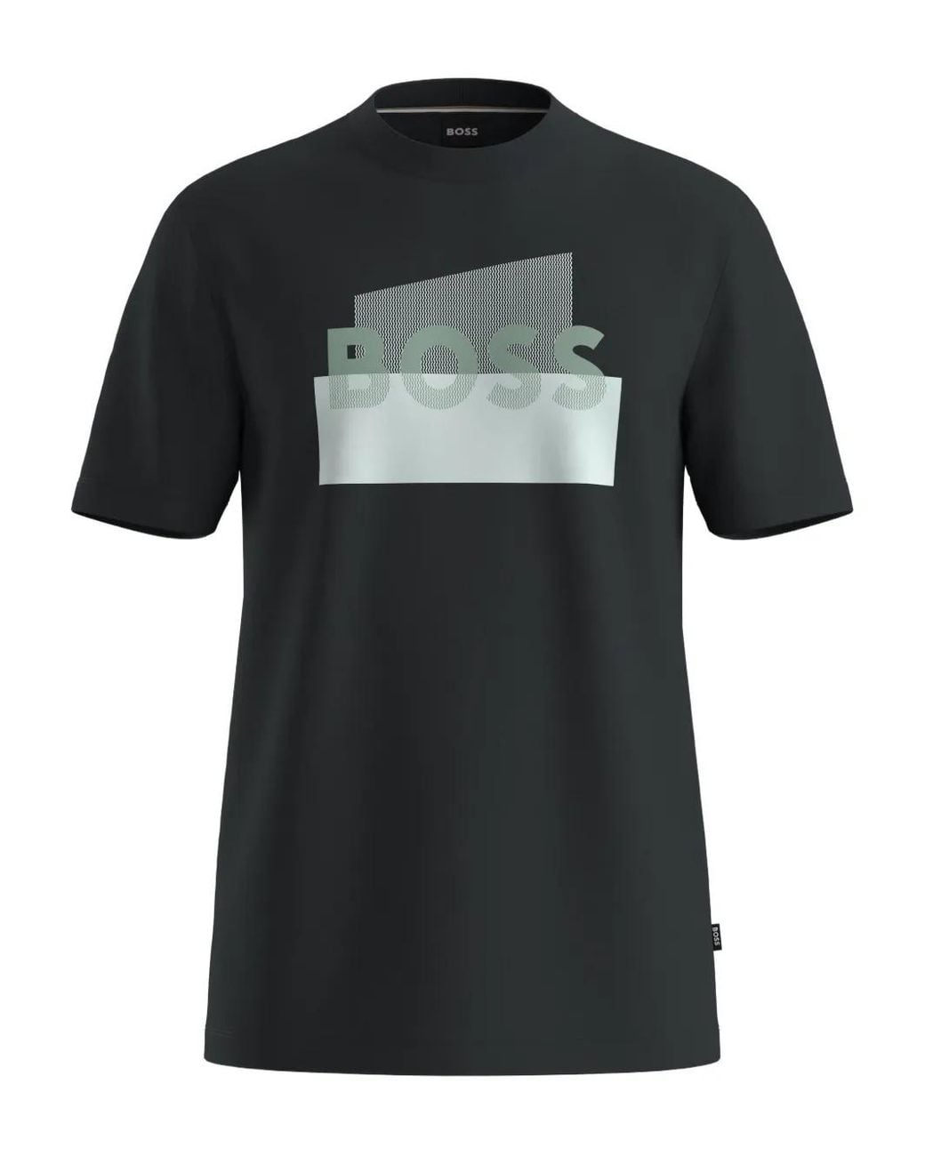Boss Black Logo-Print T-Shirt for men