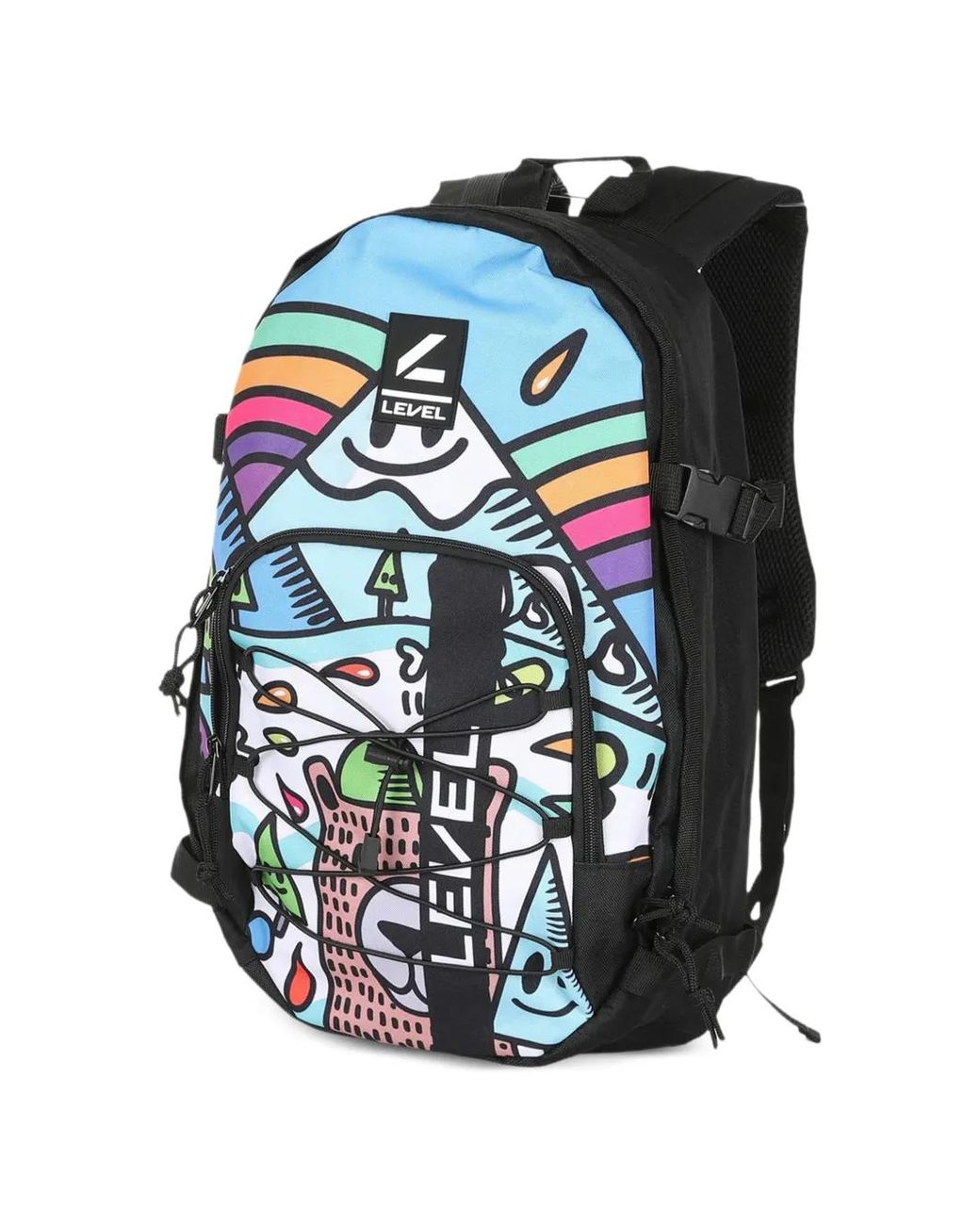 Level Rucksack Mit Grafischem Print in Blue für Herren