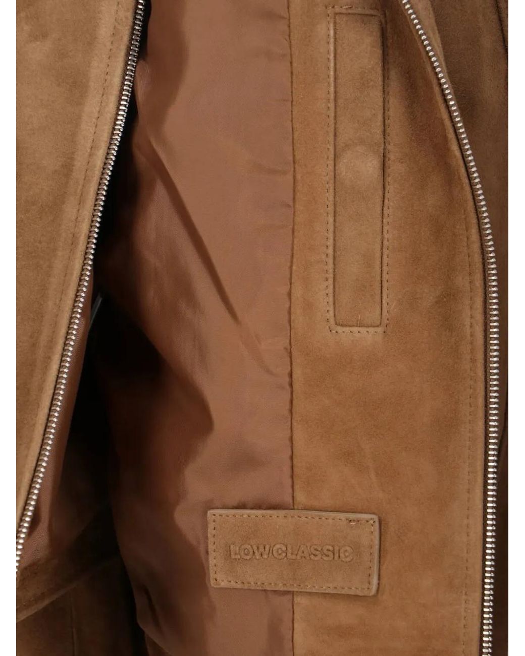 Low Classic Brown Suede Jacket