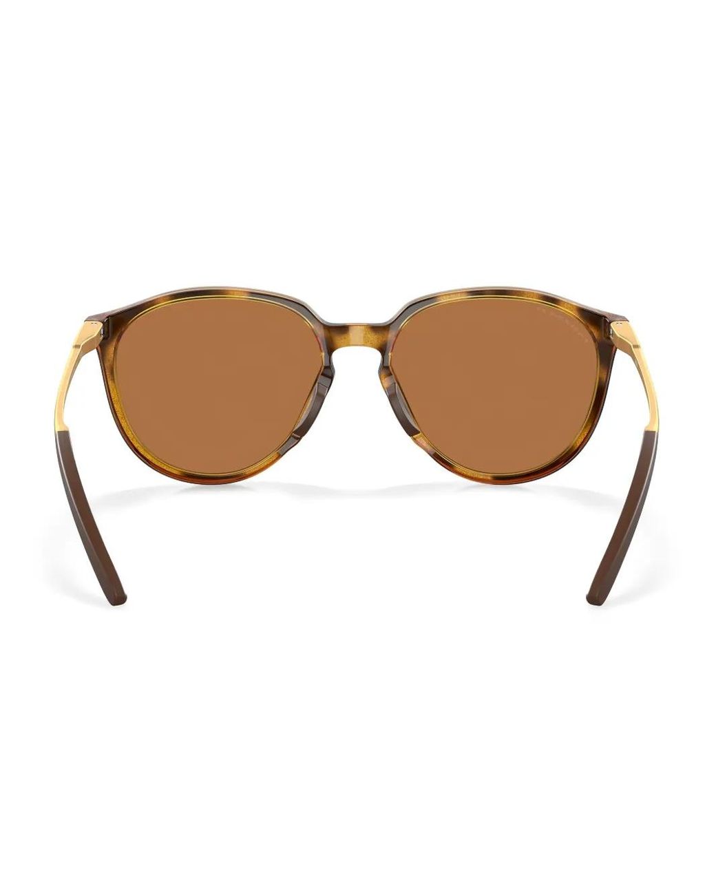 Oakley Brown Round-Frame Sunglasses