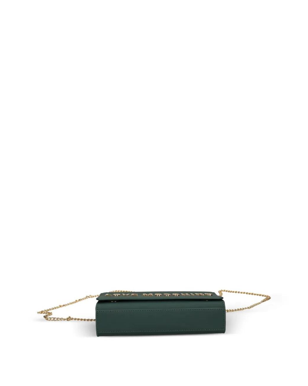 Love Moschino Green Logo-Embellishment Crossbody Bag