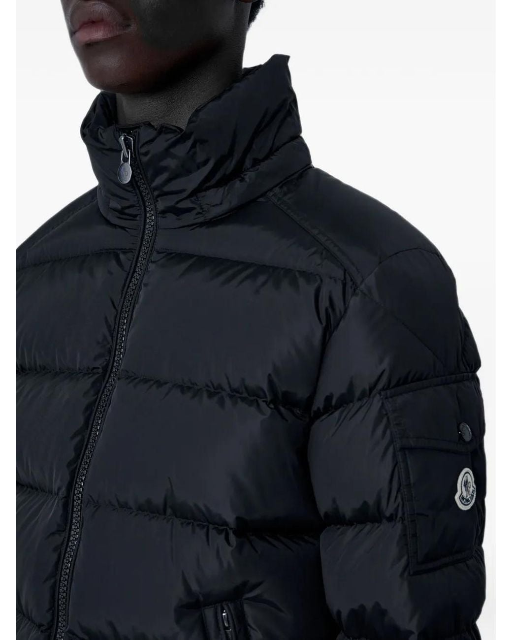 Moncler Black Maya Matte Short Down Jacket for men