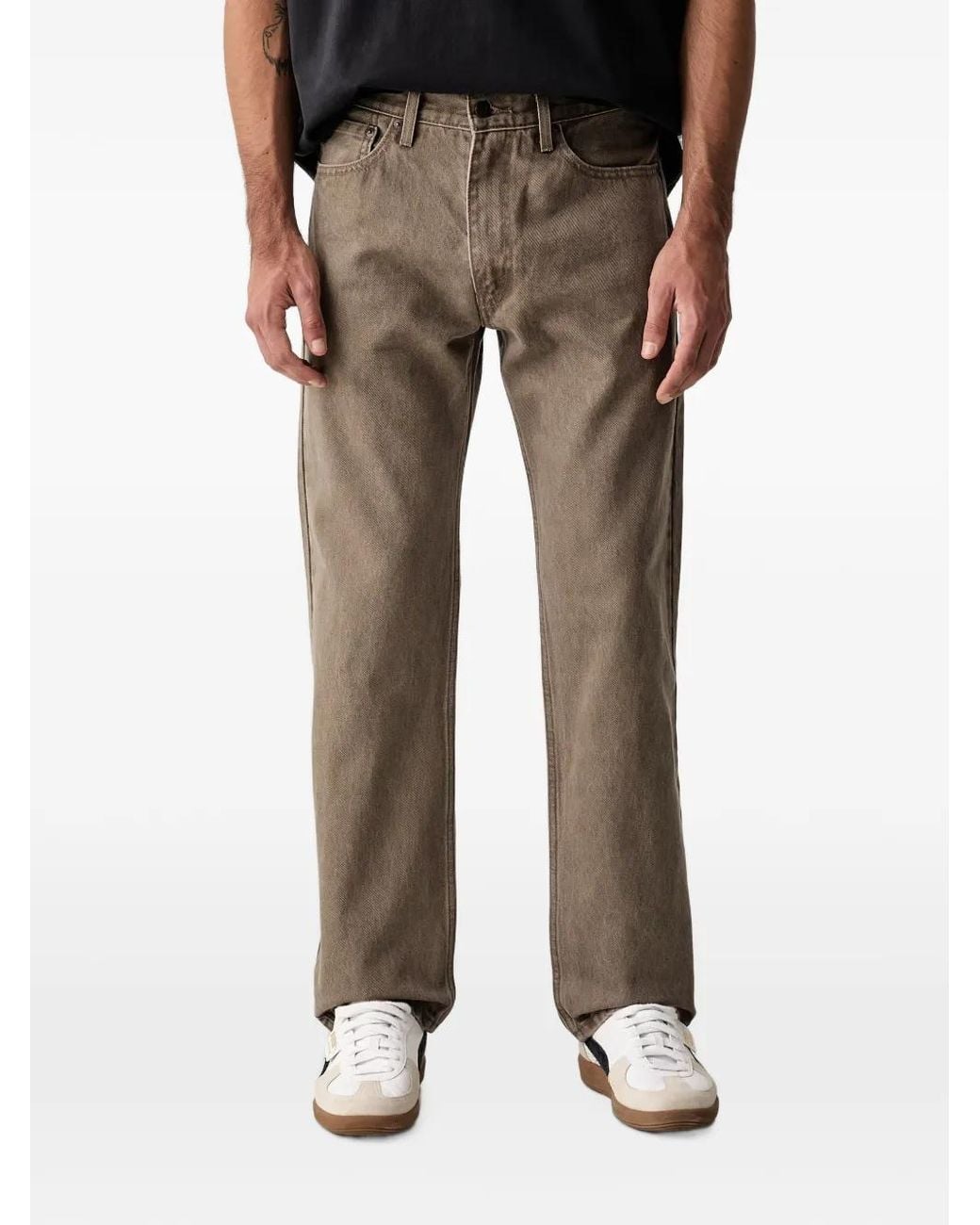 Vaqueros Rectos 555 Levi's de hombre de color Brown