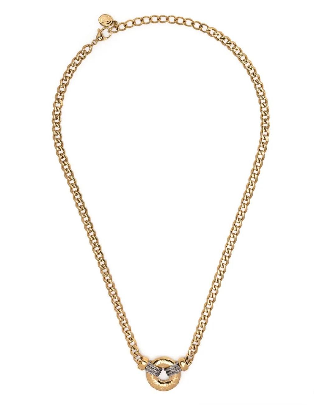 Charriol Metallic Zen Charm-Detail Necklace
