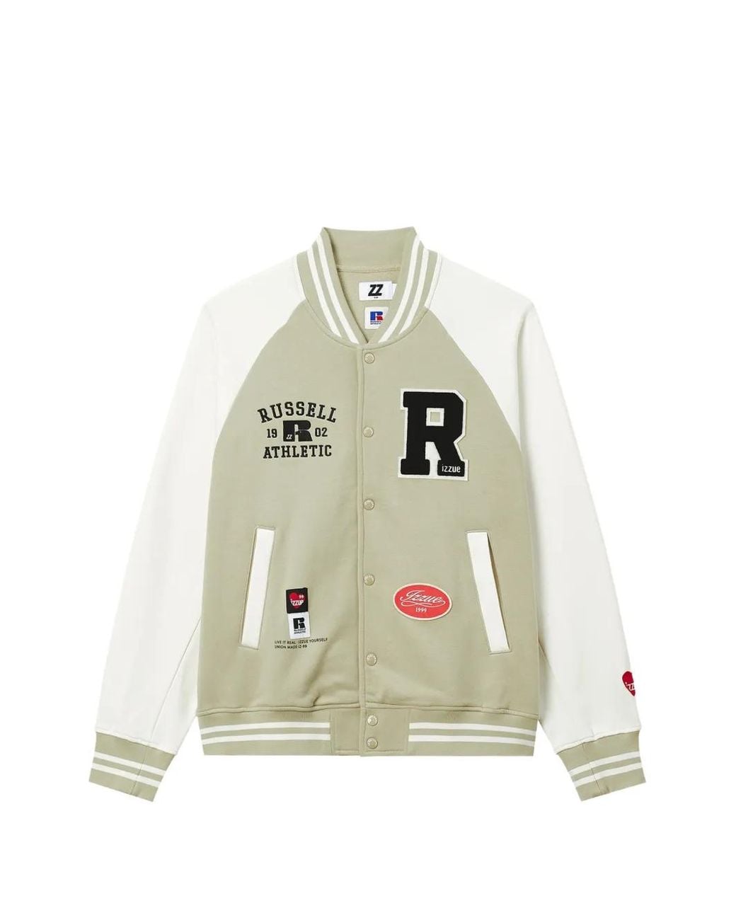 Izzue White Logo-Patch Sweatshirt for men