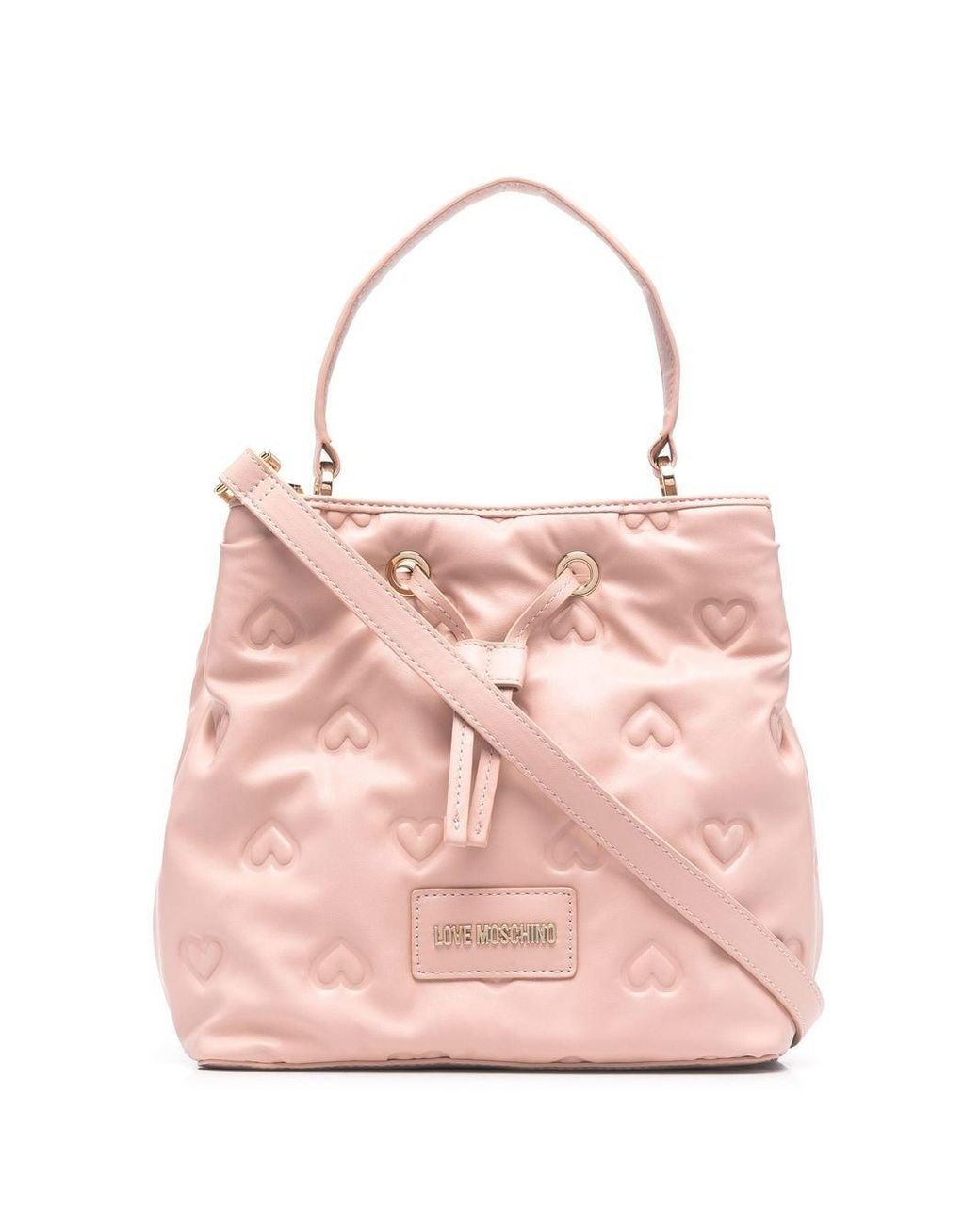 Love Moschino Handtasche mit Herz-Prägung in Pink | Lyst DE