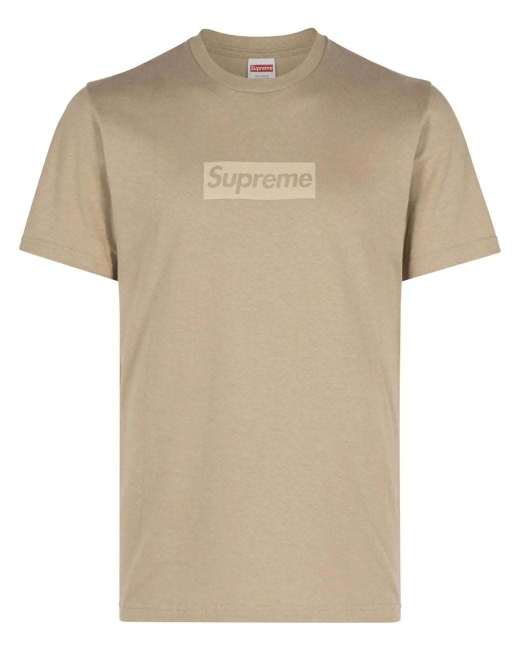 Supreme Natural Box Logo T-Shirt for men